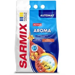 Пральний порошок Sarmix Active Aroma Для всіх типів прання 4 кг (4820268105714)