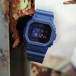 Протиударний годинник Casio G-Shock DW-5600BBM-2ER з полімерним ремінцем - мініатюра 7