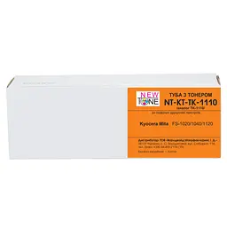 Туба з тонером NEWTONE для Kyocera Mita FS-1020/1040/1120 аналог TK-1110 Black ( 2500 ст.) (NT-KT-TK-1110)