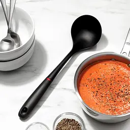 Ополоник OXO Cooking Utensils нейлоновий чорний 34 см (1040615) - мініатюра 5