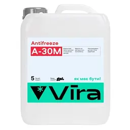 Антифриз VIRA А-30М -30 °С червона 5 кг (VI0071)