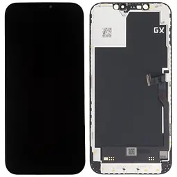 Дисплей iPhone 12 Pro Max чорний, OLED, OEM Hard, GX