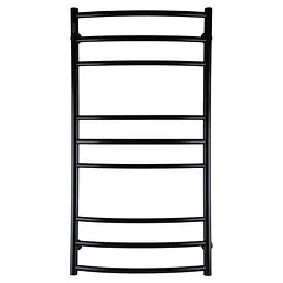 Рушникосушарка UNIO LDE W 1000-500-9 BLK Драбинка Дуга Еліт чорна (21552)