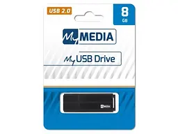 Флешка MyMedia 8 GB USB 2.0 Black (69260) - мініатюра 4