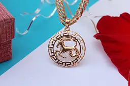 Кулон зодіак Xuping Jewelry козеріг 2.5 см золотистий