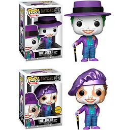 Уцінка. Ігрова фігурка Funko Pop Batman 1989: Joker with hat with chase, в асортименті (47709)