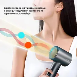 Фен Xiaomi Showsee A18 Black - мініатюра 5