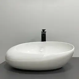 Умивальник VBI Riccia white накладний VBI-017200, Білий - мініатюра 3