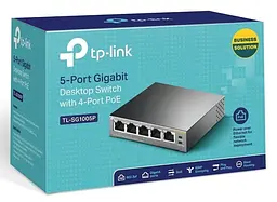 Комутатор TP-Link TL-SG1005P (TL-SG1005P) - мініатюра 4