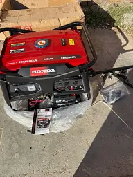 Генератор бензиновий HONDA EM6500CX 6.5 кВт 1-фазний + AVR + Електростартер - мініатюра 3