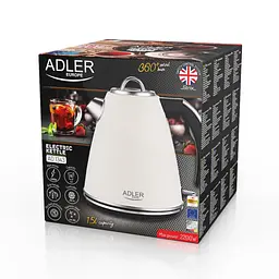 Електрочайник Adler AD 1343 Creme - мініатюра 9