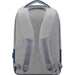 Рюкзак RivaCase 7562 Grey/Dark blue - мініатюра 3