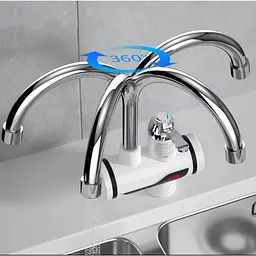 Проточний водонагрівач Delimano кран змішувач з миттєвим підігрівом води - мініатюра 7