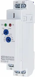 Реле часу затримки вимкнення без джерела живлення NTE9‑D AC/DC 12‑240V АСКО‑УКРЕМ (A0010240009) - мініатюра 2