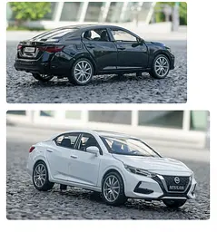 Колекційна металева модель седана АвтоЕксперт Nissan Sylphy з інерцією, світлом та звуком 1:32 - мініатюра 5