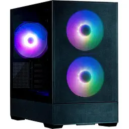 Корпус Zalman P30 AIR, чорний, Mini Tower, без БЖ, для Micro ATX / Mini ITX, 1xType-C / 1xUSB 3.0, макс. CPU - 181 мм / VGA - 392