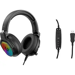 Навушники GamePro HS1300 RGB 7.1 Black (HS1300) - мініатюра 4