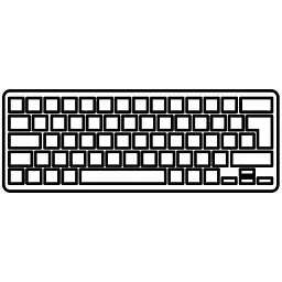 Клавіатура ноутбука MSI X-Slim X300/X320/X340/X400 белая UA (A43410)