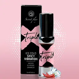 Збуджуючий гель з ефектом вібрації Secret Play Triple X Icy Cold Spicy Vibration, 15 мл - мініатюра 4
