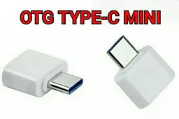 Перехідник VigohA USB - Type-C телефон - флешка Білий - мініатюра 2