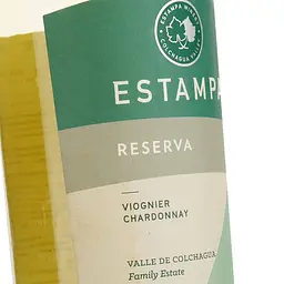 Вино Estampa Estate Reserva Viognier/Chardonnay біле сухе, 0,75 л, 14% (446422) - мініатюра 3