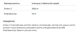 Вітамін C Allnutrition Vitamin C 1000 mg + Bioflaw 10 капсул - мініатюра 2