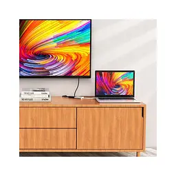 Концентратор HOCO USB-C to USB3.0+HDMI+PD HB14 Silver (6931474725790) - мініатюра 9
