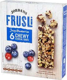 Батончики Jordans Frusli з Чорницею злакові 180 г (6 шт. х 30 г) - мініатюра 3