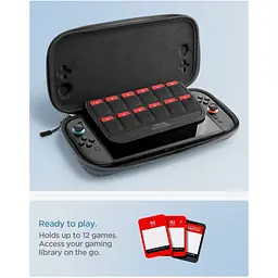 Кейс-чохол Spigen Klasden 2 Pouch для Nintendo Switch 2 Charcoal Gray (AGP10197) - мініатюра 9