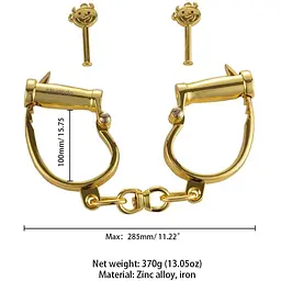 Наручники Lockink Love-Slave Handcuffs - мініатюра 6