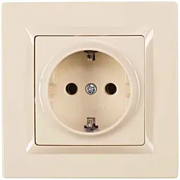 Розетка LUXEL LUXEL з заземленням JAZZ 9304