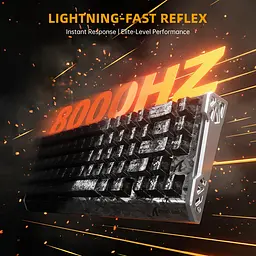 Ігрова магнітна клавіатура ATTACK SHARK R68 HE / Дротове підключення / Magnetic Switch / Black Carbon - мініатюра 4