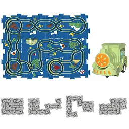 Розвиваюча іграшка-пазл Epik SHT XDL588-19 Citi Walk 13 pcs Blue - мініатюра 2