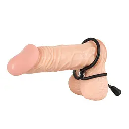 Ерекційна петля Orion Bad Kitty Double Loop Penis- und Hodenring, 28 см (чорний) - мініатюра 3