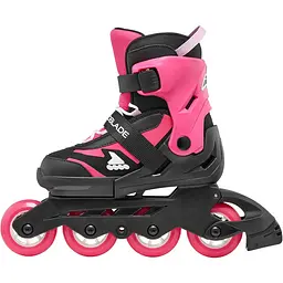 Ролики Rollerblade Microblade 33-36,5 Чорний-Рожевий - мініатюра 3