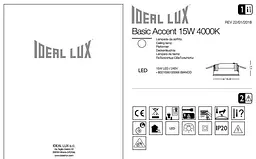 Точковий світильник Ideal Lux BASIC ACCENT 15W 3000K (193465) - мініатюра 3