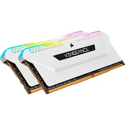 Модуль пам'яті DDR4 Corsair Vengeance R GB PRO SL 2x16 GB 3200MHz [CMH32GX4M2E3200C16W] [102402] - мініатюра 3