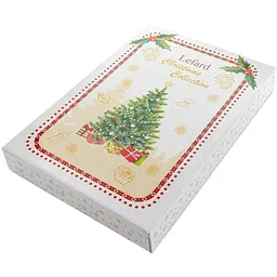 Блюдо Lefard Christmas Delight, 36 см, білий з червоним (985-114) - мініатюра 2