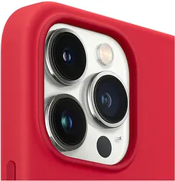 Чохол Silicone Case з MagSafe для Apple iPhone 13 Pro Max (6.7) (Red) ААА [70507] - мініатюра 3