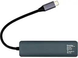 USB-хаб Blueendless Hub 4-in-1 Gray (CA913435) - мініатюра 3