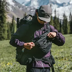 Рюкзак туристичний Naturehike Helium CNK2450XB014 M 70 л чорний - мініатюра 10