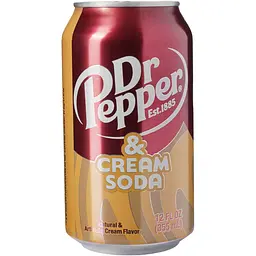 Напій безалкогольний Dr. Pepper Cream Soda сильногазований 0.355 л з/б (929827)