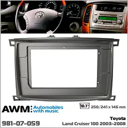 Перехідна рамка Toyota Land Cruiser 100 AWM 981-07-059 - мініатюра 5
