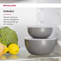 Набір мисок з кришками KitchenAid Coreline сірий 4 шт. (KQG176OSCGG) - мініатюра 8