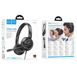 Провідні навушники Hoco Pure headphones W112 - мініатюра 8