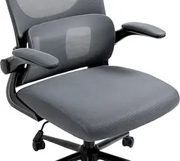 Офісне крісло GT Racer X-5728, чорно-сіре (X-5728 Black/Gray) - мініатюра 2