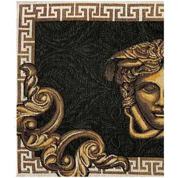 Серветка Прованс Arte di lusso 50х30 см чорна із золотим (25442) - мініатюра 3