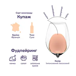 Вино Barton&Guestier Rose d’Anjou, рожеве, сухе, 10,5%, 0,75 л (718847) - мініатюра 8