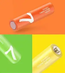 Батарейки набір 24 штук CUKTECH Rainbow AA/AAA Alkaline (B10) 24шт/блістер - мініатюра 3
