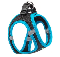 Шлея для собак Ferplast Kaori P XS чорно-блакитна A: 28-30 см B: 32-36 см 75469032